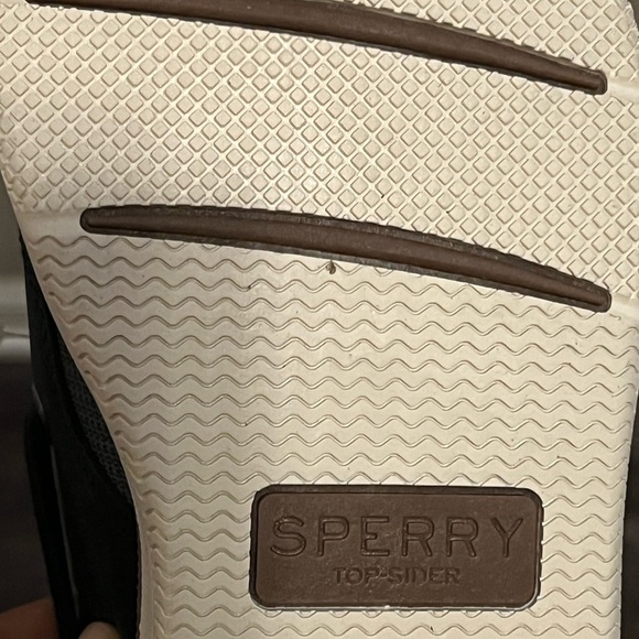 Sperry Men's Black and Gray Boat Shoes - Picture 6 of 6